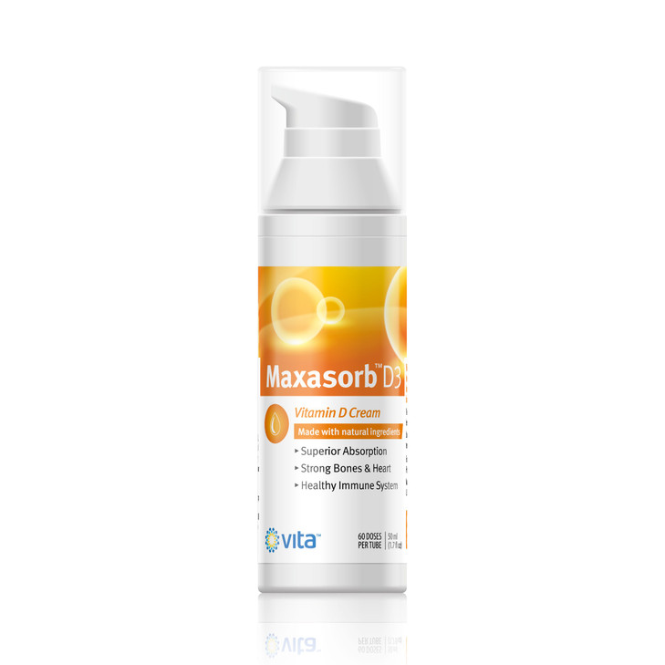 Vita Sciences Maxasorb Vitamin D3 Cream for Psoriasis Relief and Healthy Skin