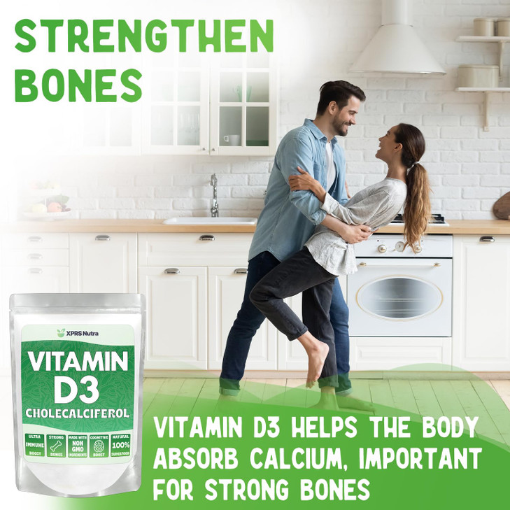 XPRS Nutra Vitamin D3 Powder (Cholecalciferol)