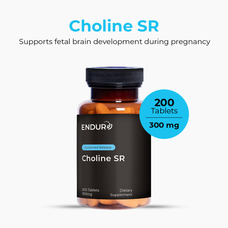 Endur Choline L(+) Bitartrate, Brain & Liver Support Supplement For Helping Keep