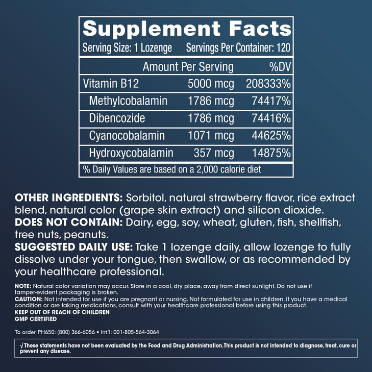 ProHealth Longevity Vitamin B12 Metabolism and Methylation Support. Enhance