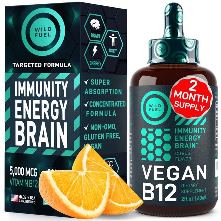 Vegan Vitamin B12 Liquid Drops