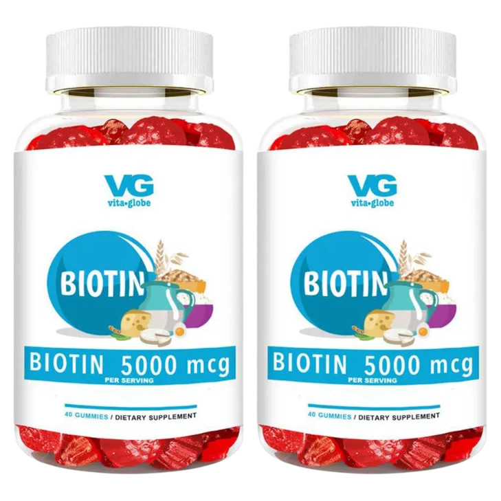 VITA GLOBE Biotin 5000 mcg Gummy Vitamins