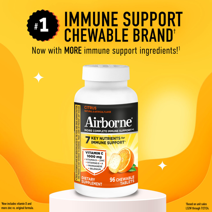 Airborne Vitamin C 1000mg (per Serving)