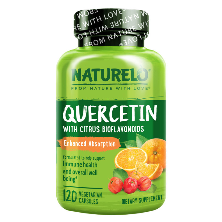 NATURELO Quercetin Citrus Bioflavonoid Complex with Enhanced Absorption