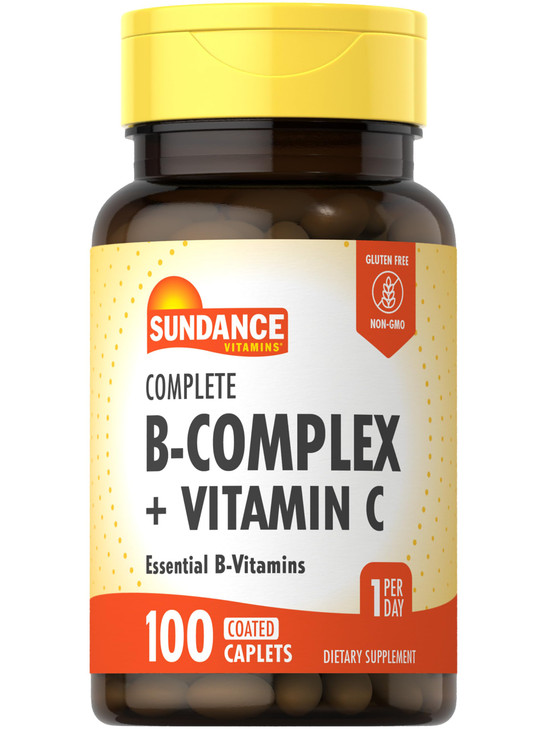 Sundance Complete B-Complex with Vitamin C - 100 Caplets