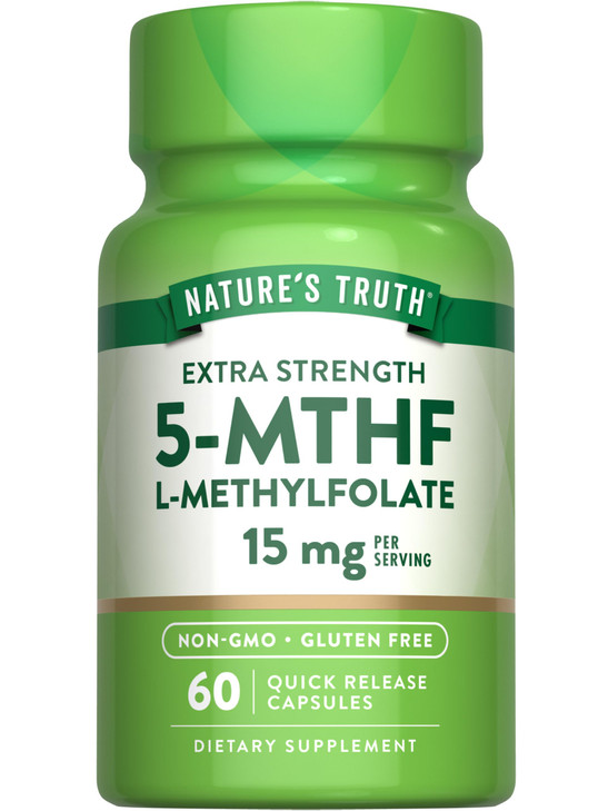 Nature's Truth L Methylfolate 15mg - 60 Capsules