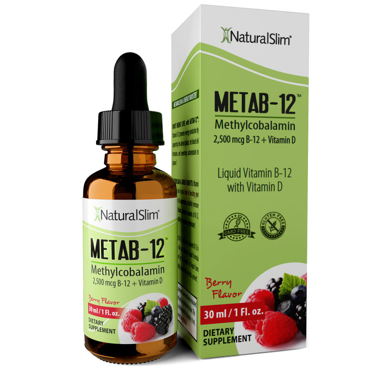 NaturalSlim Liquid B12 Vitamins with Vitamin D