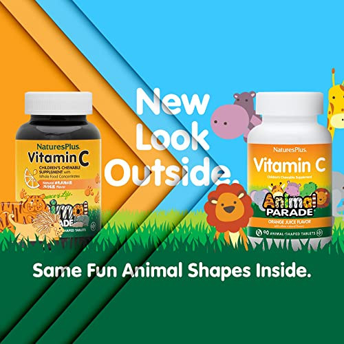 NaturesPlus Animal Parade Vitamin C Children's Chewable