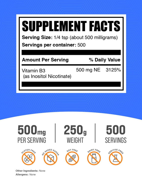 BulkSupplements.com Flush Free Niacin Powder