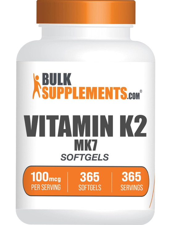 BulkSupplements.com Vitamin K2 Softgels - Vitamin K2 MK7, Vitamin Supplements