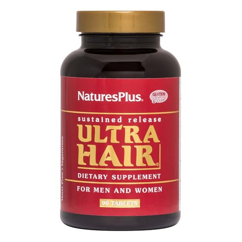 NaturesPlus Ultra Hair - 90 Sustained Release Tablets, Pack of 2