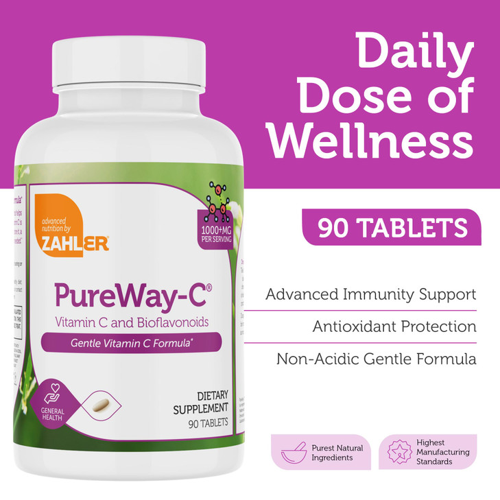 Zahler Vitamin C 1000mg Tablets with Bioflavonoids
