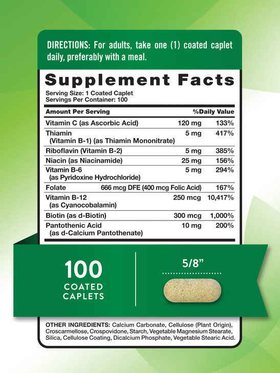 Nature's Truth Vitamin B Complex Plus Vitamin C