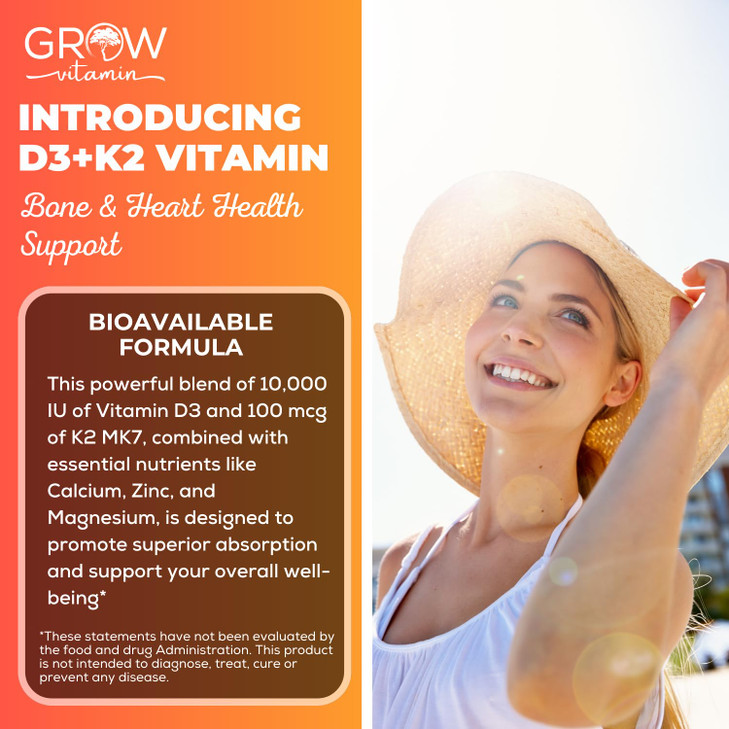 grow vitamin D3 K2 w/MCT Oil