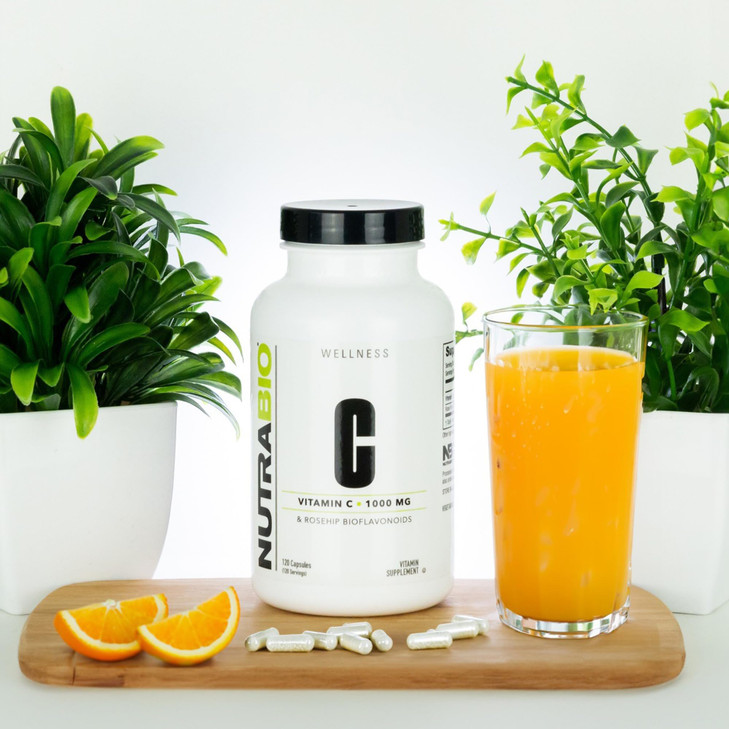 NutraBio Vitamin C with Rose Hips