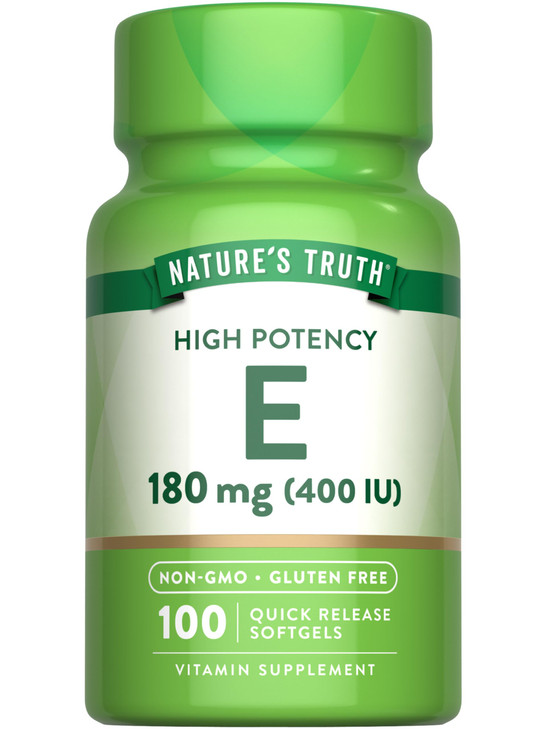 Nature's Truth Vitamin E Softgels - 400 IU 180mg - 100 Count