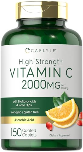 Carlyle Vitamin C 2000mg - with Rose Hips - 150 Caplets