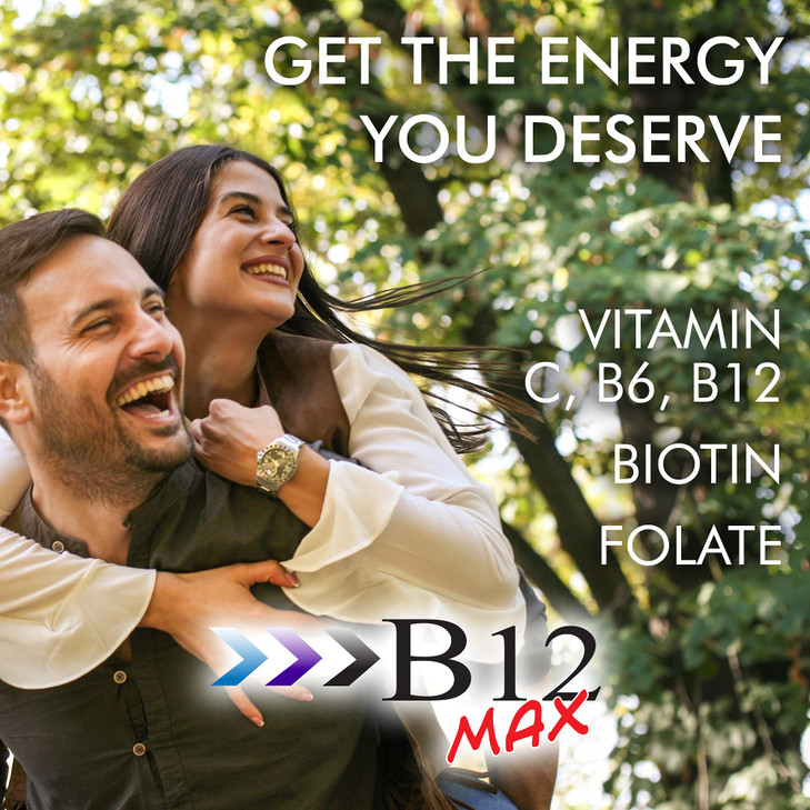 Wellgenix Bio-Available Sublingual B12 B6 Folate Vitamin Formulated for High