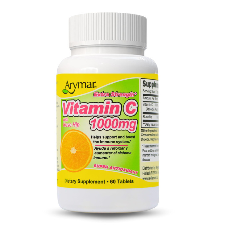 Arymar Vitamin C 1000 mg with Rosehip Extract 30 mg