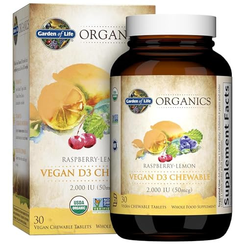 Garden of Life Organics Vegan Vitamin D3 Chewable