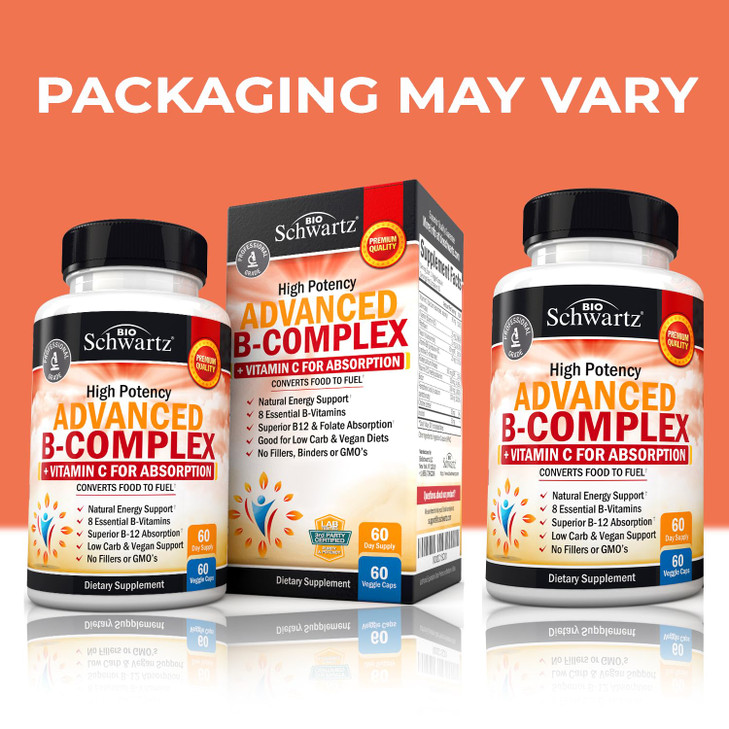 Vitamin B Complex with Vitamin C for Maximum Absorption