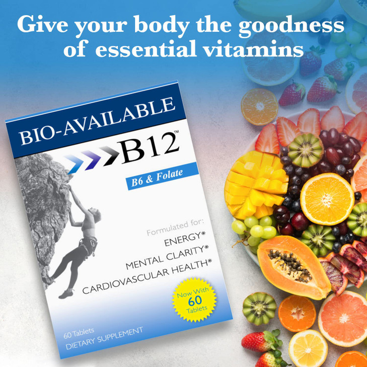 Wellgenix Bio Available Sublingual B12-60ct (2 Pack)