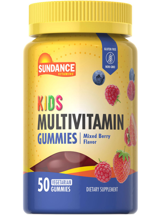 Sundance Kids Multivitamin Gummies - with Vitamins D3, C, B12, and Zinc