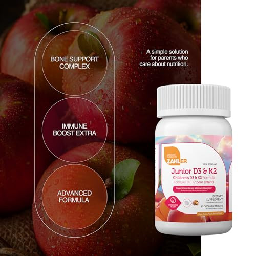 Zahler - Junior Vitamin D3 + K2 Chewable