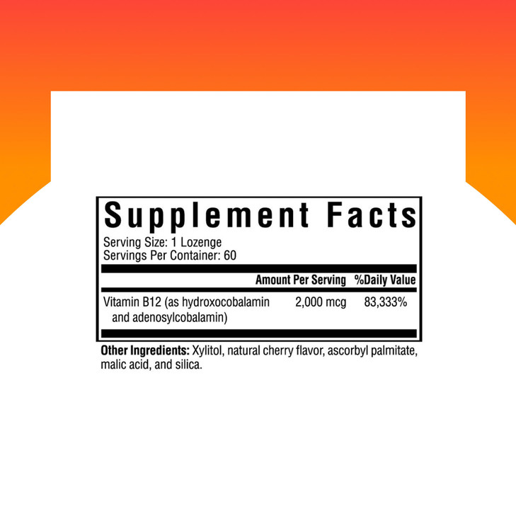 Seeking Health Hydroxo-Adeno B12, 2000 mcg, Methyl-Free, Supports Energy, Focus