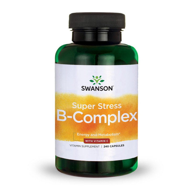 Swanson Super Stress B-Complex - Vitamin Supplement