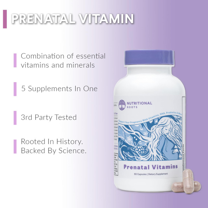 Nutritional Roots Prenatal Vitamins with DHA
