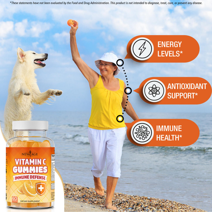 NEW AGE Vitamin C Gummies Orange Vitamin C Gummy