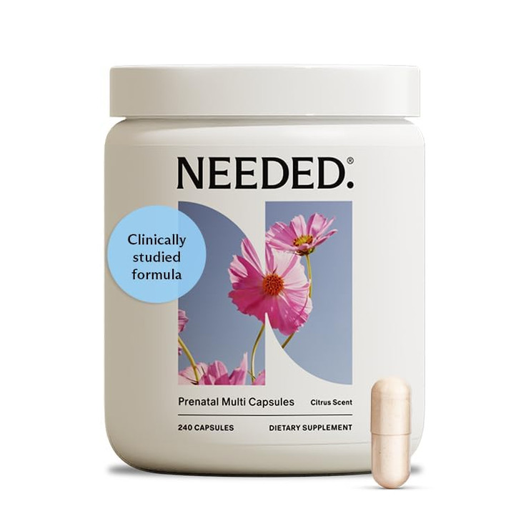 Needed. Prenatal Multivitamin with Citrus Scent Insert