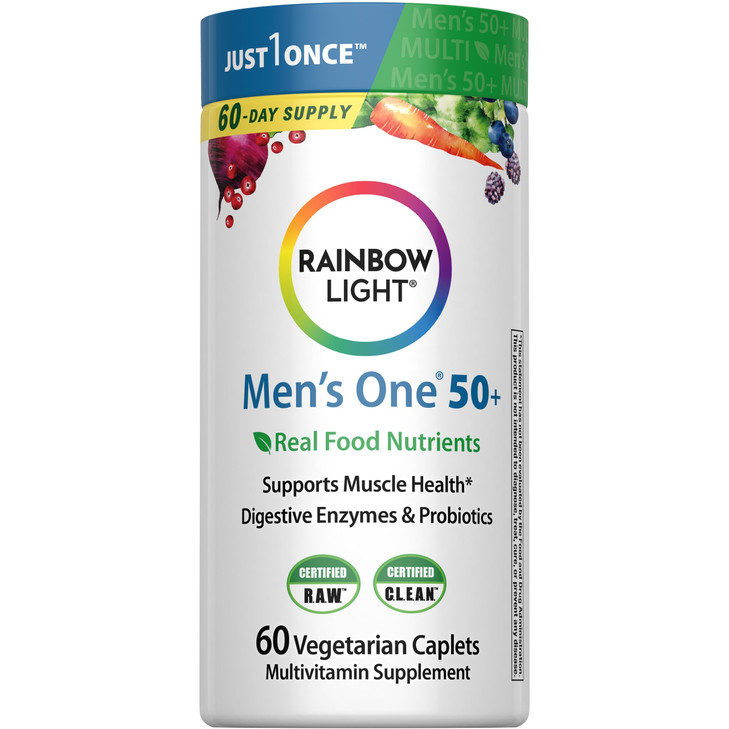 Rainbow Light Mens Multivitamin One + for 50 Plus