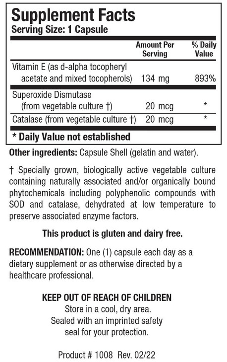 Biotics Research E Mulsion 2 Emulsified, Enhanced Absorption, Vitamin E, Mixed