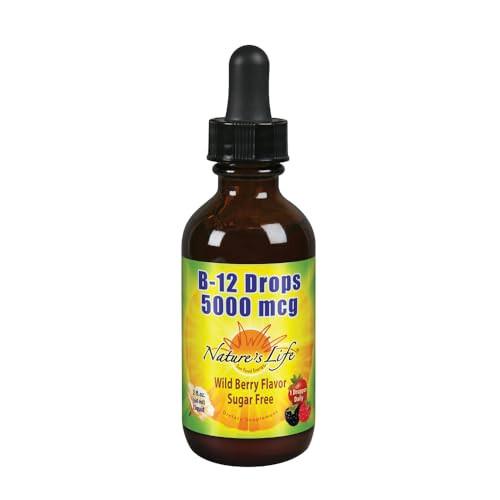 Nature's Life B-12 Drops, Methlycobalamin 4 oz (2 Fl Oz (Pack of 1))