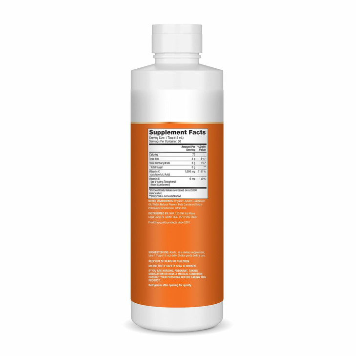 Dr. Mercola Liquid Liposomal Vitamin C - Antioxidant & Immune Support Supplement