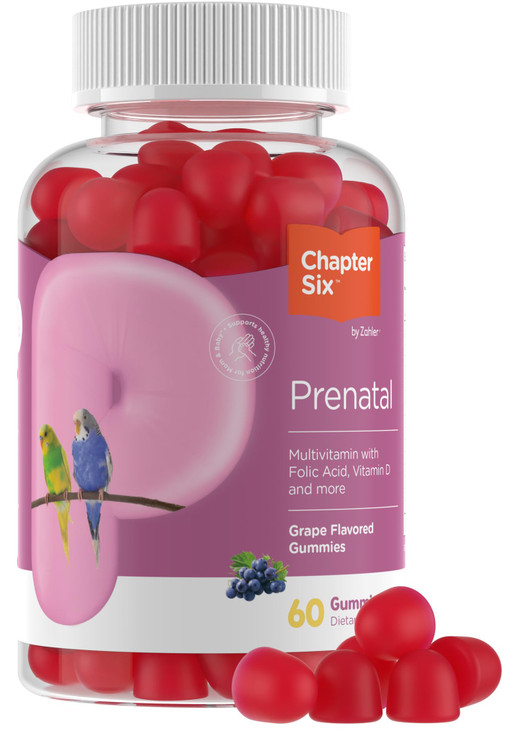 Zahler - Womens Prenatal Gummies - Grape Flavor
