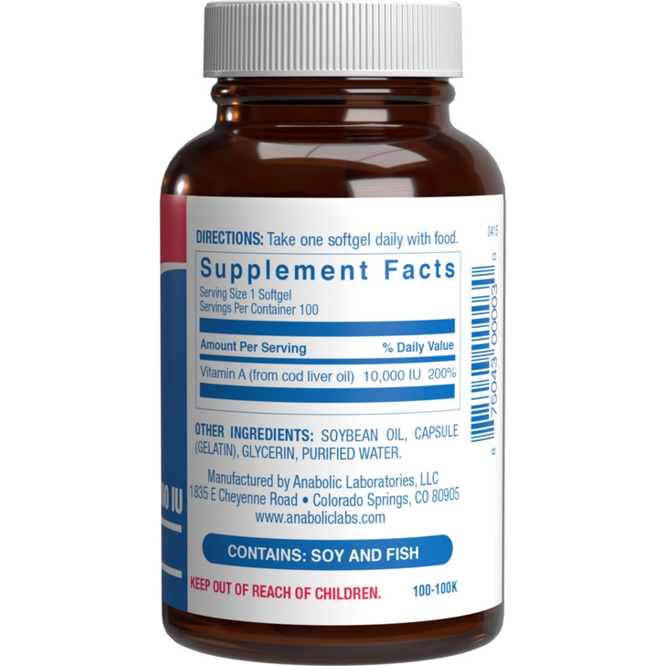 Vitamin A 10000 IU Softgels