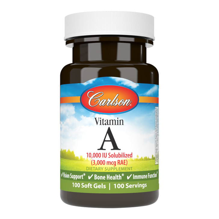 Carlson - Vitamin A Solubilized, 10000 IU (3000