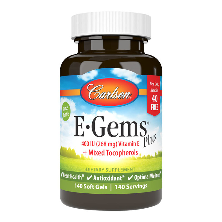 Carlson - E-Gems Plus, 400 IU (268 mg),