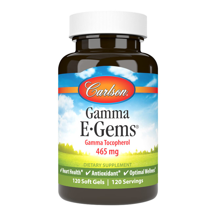 Carlson - Gamma E-Gems, 465 mg, Gamma Tocopherol,