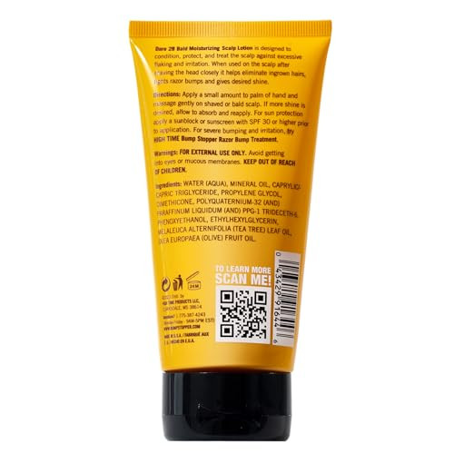 Dare 2B Bald high time Scalp Moisturizer Lotion | After Shave Lotion for Men | Bald Head Care Regime | Condition, Protect, and Treat Flaking | Razor