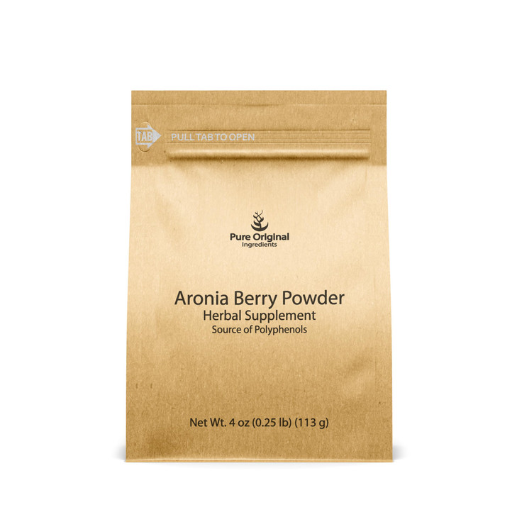 PURE ORIGINAL INGREDIENTS Aronia Berry Powder (4 oz) Fruit Supplement Extract