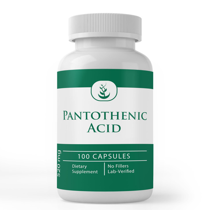 PURE ORIGINAL INGREDIENTS Pantothenic Acid (100 Capsules) Pure, Vitamin B5