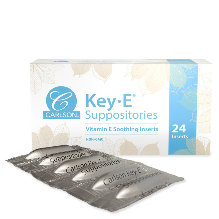Carlson - Key-E Suppositories, 30 IU Vitamin E