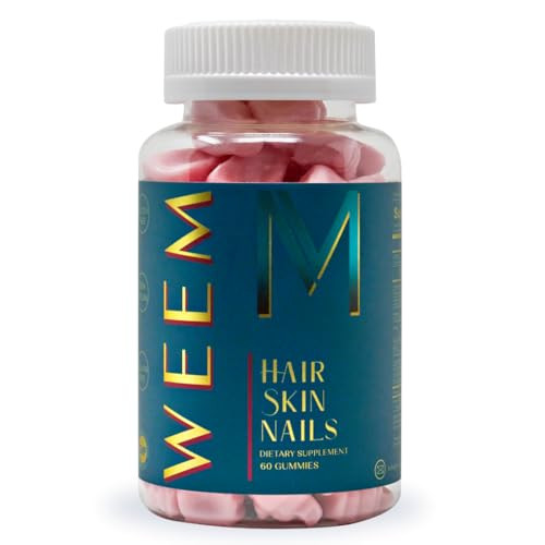 WEEM Hair Skin and Nails Gummies - Supports Healthy Hair