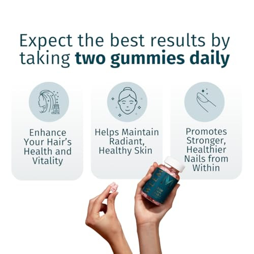 WEEM Hair Skin and Nails Gummies - Supports Healthy Hair