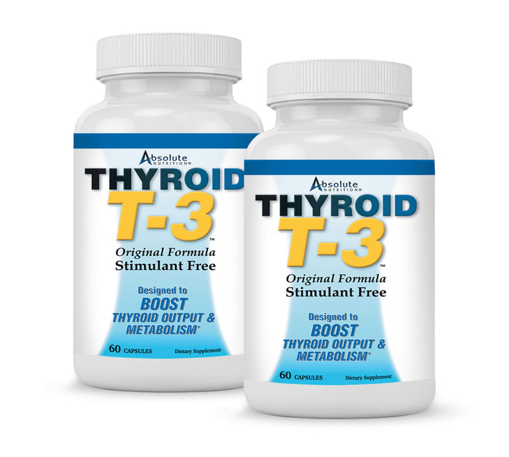Absolute Nutrition Thyroid T3 Radical Metabolic Support for Women and Men