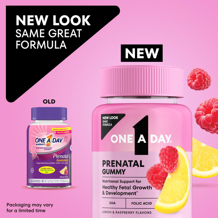 One A Day Prenatal Vitamins for Women Gummies- Pregnancy Vitamins for Women